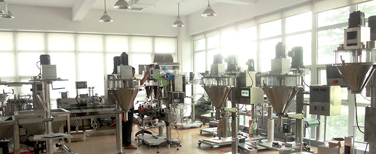 自動(dòng)粉劑包裝機(jī)工廠圖