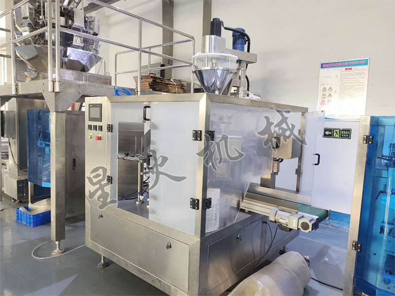 星火給袋式自動(dòng)包裝機(jī)實(shí)拍圖