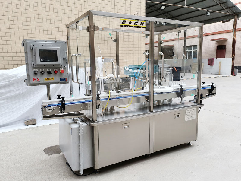 口服液自動灌裝旋蓋一體機