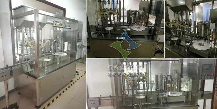 顏料墨水灌裝旋蓋一體機(jī)