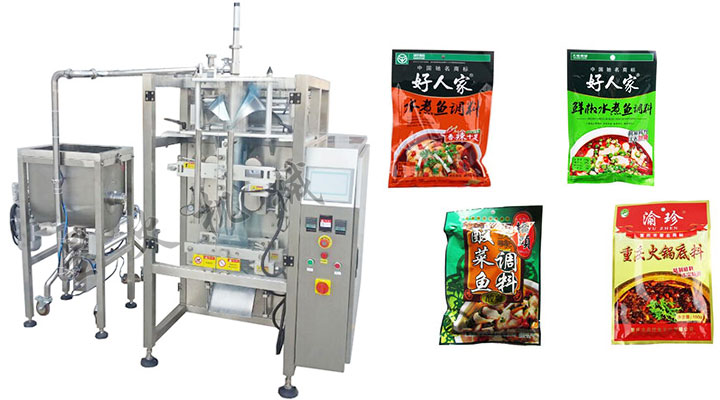 黃豆醬包裝機(jī),豆豉辣椒醬包裝機(jī)